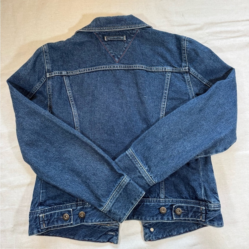 Tommy Hilfiger Dark Blue Classic Denim Jean Jacket - Picture 8 of 8